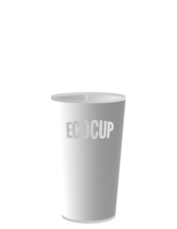 Ecocup-bekers te huur, ECO 18, vooraanzicht, inhoud 15 cl