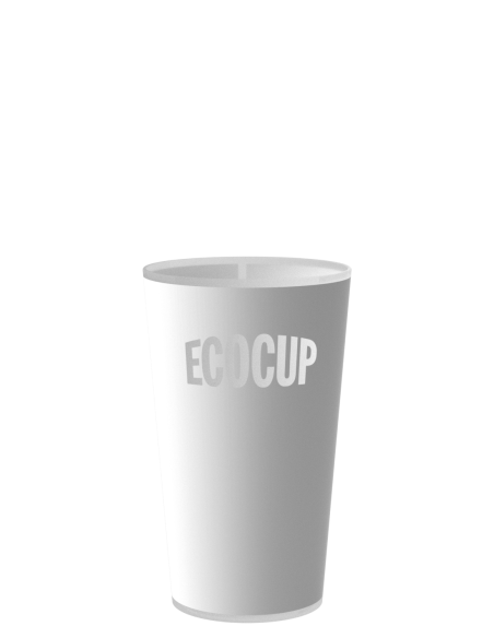 Ecocup-bekers te huur, ECO 18, vooraanzicht, inhoud 15 cl