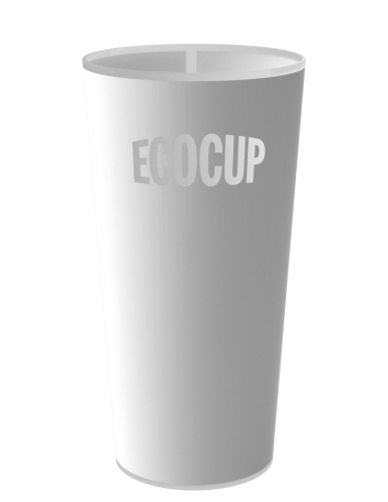 Ecocup-beker te huur, ECO 50, vooraanzicht, inhoud 45 cl