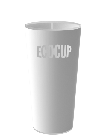 Ecocup-beker te huur, ECO 40, vooraanzicht, inhoud 35 cl