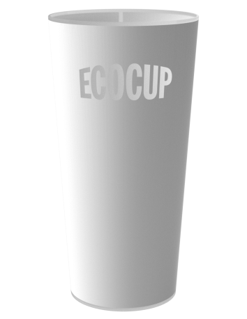 Gobelets Ecocup à louer, ECO 60, vue de face, contenance 55 cl