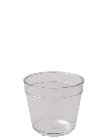 Tasse à café réutilisable ECO HOTCUP transparente 20 cl