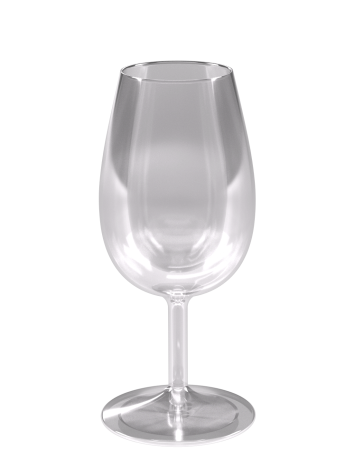 Tulpvormig wijnglas – Prestige Wine INAO 20 – transparant, vooraanzicht, inhoud 20 cl