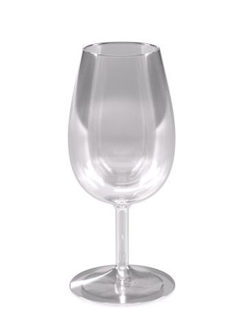 Tulpvormig wijnglas – Prestige Wine INAO 20 – transparant, vooraanzicht, inhoud 20 cl