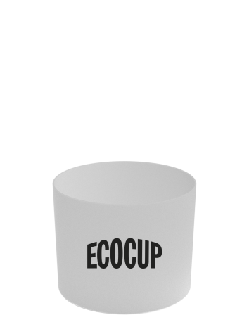 Verre ‘ short drinks ‘ personnalisable - ECO BODEGA - Blanc, vue de face, contenance 25 cl 2