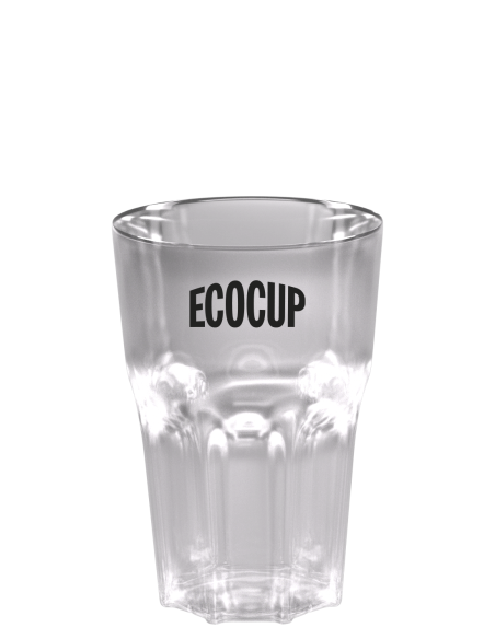 Verre à mojito – ECO MOJITO – transparent, personnalisé 1 couleur, vue de face, 40 cl