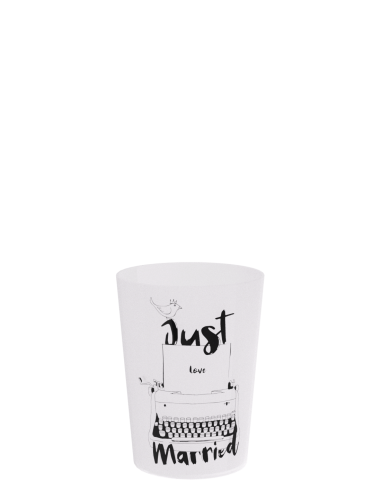 Hergebruikbare beker – ECO 12 – personalisatie in één kleur, inhoud 10 cl – Ecocup-collectie