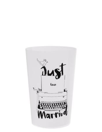 Gobelet réutilisable ECO 28 pour tes évènements - transparent, vue de face, contenance 25 cl - collection Ecocup 2