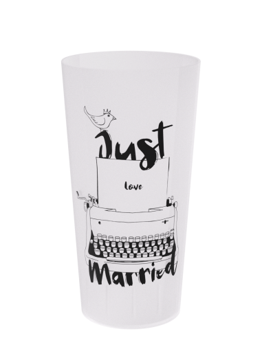 Hergebruikbare beker – ECO 40 – voor jouw evenementen, personalisatie in één kleur, inhoud 35 cl – Ecocup-collectie