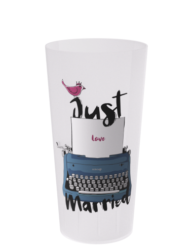 Hergebruikbare beker – ECO 40 – voor jouw evenementen, personalisatie in meerdere kleuren, inhoud 35 cl – Ecocup-collectie