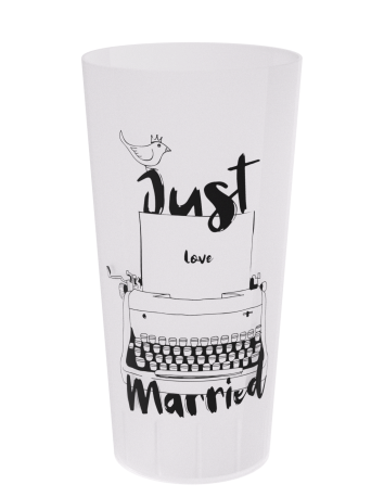 Gobelet réutilisable ECO 50 pour tes évènements - transparent, vue de face, contenance 45 cl - collection Ecocup 2