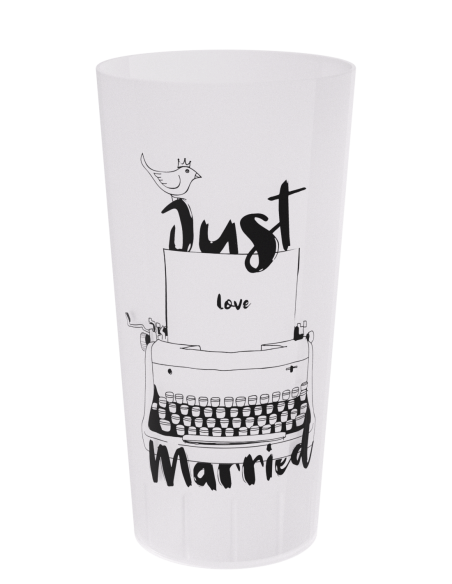 Hergebruikbare beker – ECO 50 – voor jouw evenementen, personalisatie in één kleur, inhoud 45 cl – Ecocup-collectie