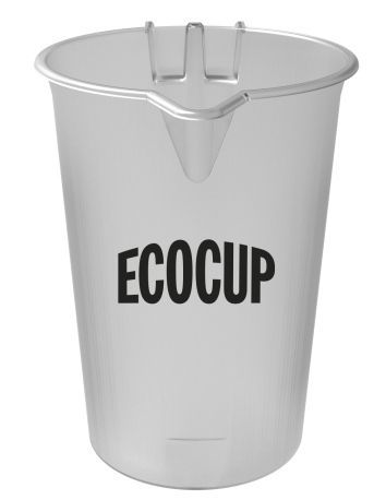 carafe incassable réutilisable à louer, ECO CARAFE, transparente, vue de face, contenance 1,5 L