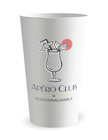 Gobelet personnalisé Soirée Apéro Club - 25 CL