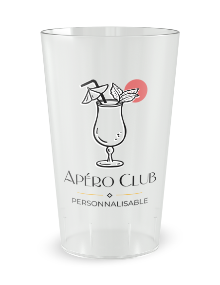 Gobelet personnalisé Soirée Apéro Club - 25 CL