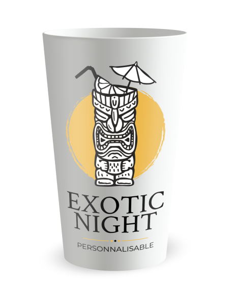 Gobelet personnalisé Soirée Cocktail Exotique - 25 CL