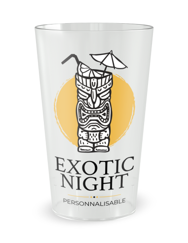 Gobelet personnalisé Soirée Cocktail Exotique - 25 CL