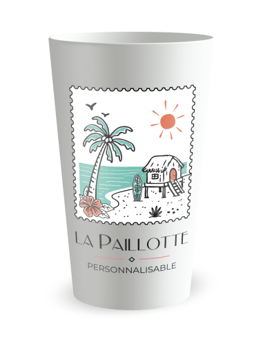Gobelet personnalisé carte postale été - 25 CL