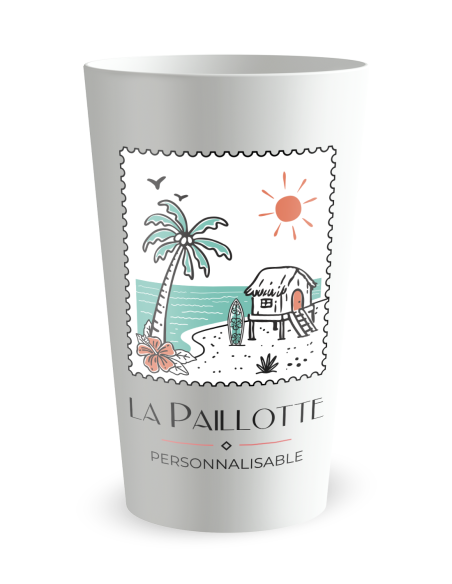 Gobelet personnalisé carte postale été - 25 CL