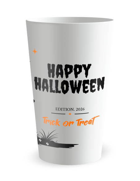 EN ATTENTE 1 - Gobelet personnalisé halloween XXXXXXXXX - 25 Cl