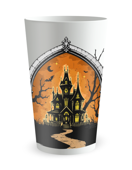 Kopie van Kopie van EN ATTENTE 1 - Gobelet personnalisé halloween XXXXXXXXX - 25 Cl