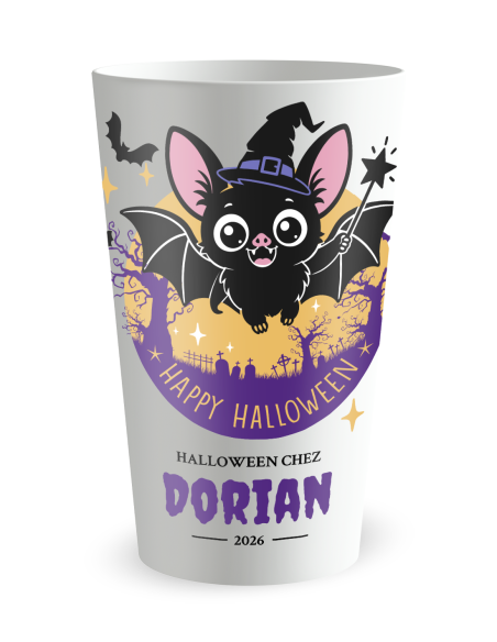 Kopie van Kopie van Kopie van Kopie van Kopie van Kopie van EN ATTENTE 1 - Gobelet personnalisé halloween XXXXXXXXX - 25 Cl