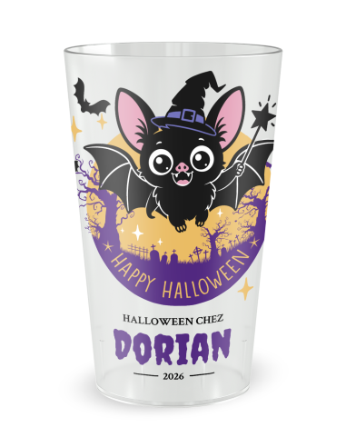 Kopie van Kopie van Kopie van Kopie van Kopie van Kopie van EN ATTENTE 1 - Gobelet personnalisé halloween XXXXXXXXX - 25 Cl