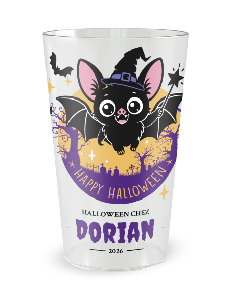 Kopie van Kopie van Kopie van Kopie van Kopie van Kopie van EN ATTENTE 1 - Gobelet personnalisé halloween XXXXXXXXX - 25 Cl