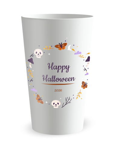 Kopie van Kopie van Kopie van Kopie van Kopie van Kopie van EN ATTENTE 1 - Gobelet personnalisé halloween XXXXXXXXX - 25 Cl