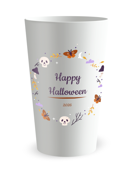 Kopie van Kopie van Kopie van Kopie van Kopie van Kopie van EN ATTENTE 1 - Gobelet personnalisé halloween XXXXXXXXX - 25 Cl