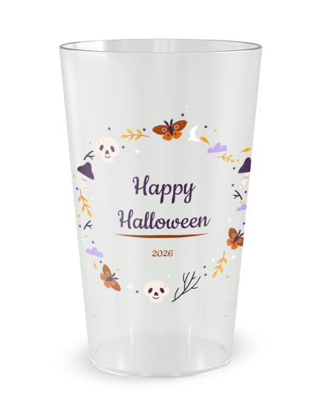 Kopie van Kopie van Kopie van Kopie van Kopie van Kopie van EN ATTENTE 1 - Gobelet personnalisé halloween XXXXXXXXX - 25 Cl