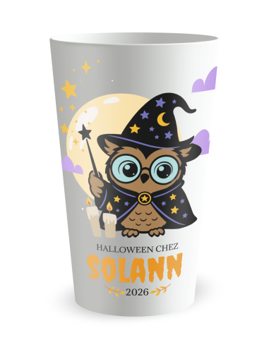 Kopie van Kopie van Kopie van Kopie van Kopie van Kopie van EN ATTENTE 1 - Gobelet personnalisé halloween XXXXXXXXX - 25 Cl