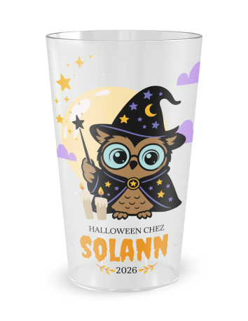 Kopie van Kopie van Kopie van Kopie van Kopie van Kopie van EN ATTENTE 1 - Gobelet personnalisé halloween XXXXXXXXX - 25 Cl