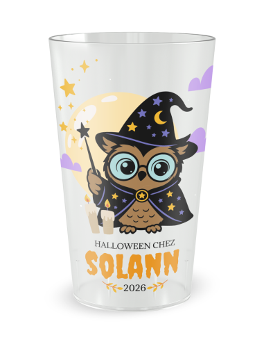 Kopie van Kopie van Kopie van Kopie van Kopie van Kopie van EN ATTENTE 1 - Gobelet personnalisé halloween XXXXXXXXX - 25 Cl