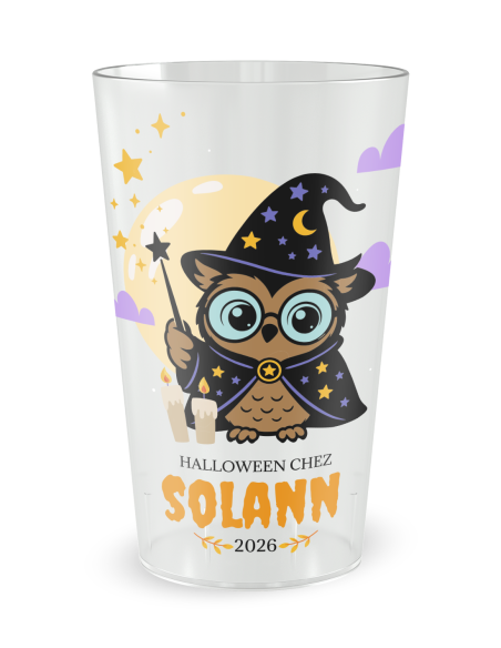 Kopie van Kopie van Kopie van Kopie van Kopie van Kopie van EN ATTENTE 1 - Gobelet personnalisé halloween XXXXXXXXX - 25 Cl