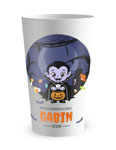 Kopie van Kopie van Kopie van Kopie van Kopie van Kopie van EN ATTENTE 1 - Gobelet personnalisé halloween XXXXXXXXX - 25 Cl