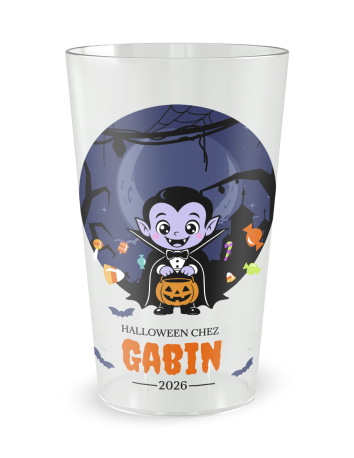Kopie van Kopie van Kopie van Kopie van Kopie van Kopie van EN ATTENTE 1 - Gobelet personnalisé halloween XXXXXXXXX - 25 Cl