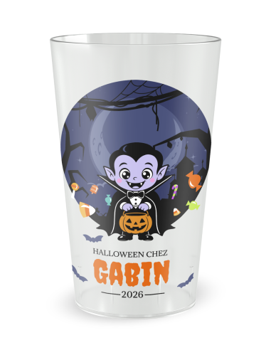 Kopie van Kopie van Kopie van Kopie van Kopie van Kopie van EN ATTENTE 1 - Gobelet personnalisé halloween XXXXXXXXX - 25 Cl