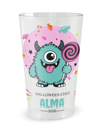 Kopie van Kopie van Kopie van Kopie van Kopie van Kopie van EN ATTENTE 1 - Gobelet personnalisé halloween XXXXXXXXX - 25 Cl
