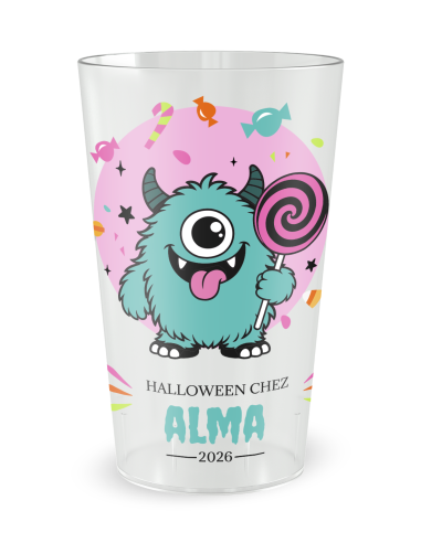 Kopie van Kopie van Kopie van Kopie van Kopie van Kopie van EN ATTENTE 1 - Gobelet personnalisé halloween XXXXXXXXX - 25 Cl