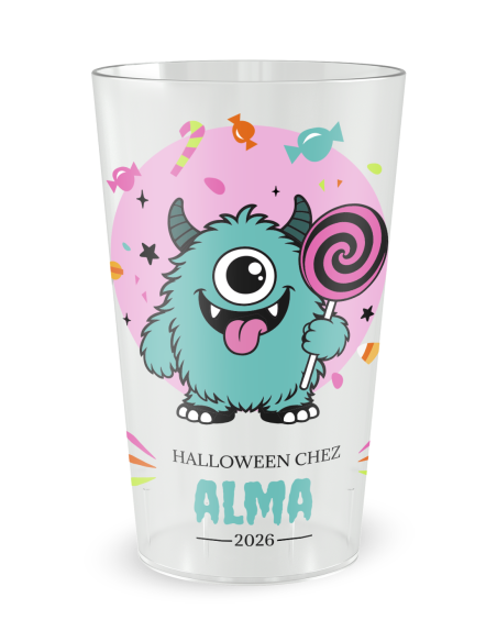 Kopie van Kopie van Kopie van Kopie van Kopie van Kopie van EN ATTENTE 1 - Gobelet personnalisé halloween XXXXXXXXX - 25 Cl