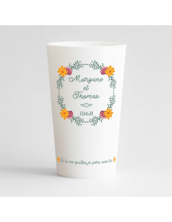 Gepersonaliseerde bruiloft beker humor kroon - ECO 30 | Ecocup