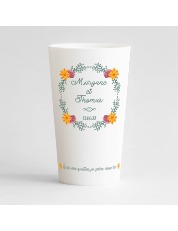 Gobelet personnalisé mariage couronne humour - ECO 30 | Ecocup