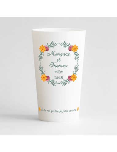 Gepersonaliseerde bruiloft beker humor kroon - ECO 30 | Ecocup