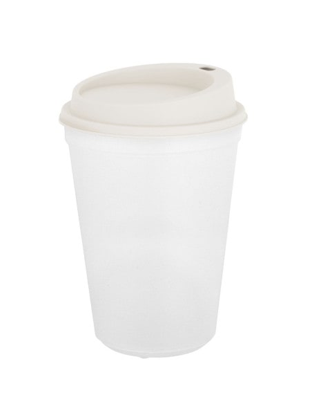 Eco Hotcup Lid blanc et son gobelet transparent - Ecocup