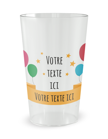 Gobelet transparent Graduation - festif - Ecocup