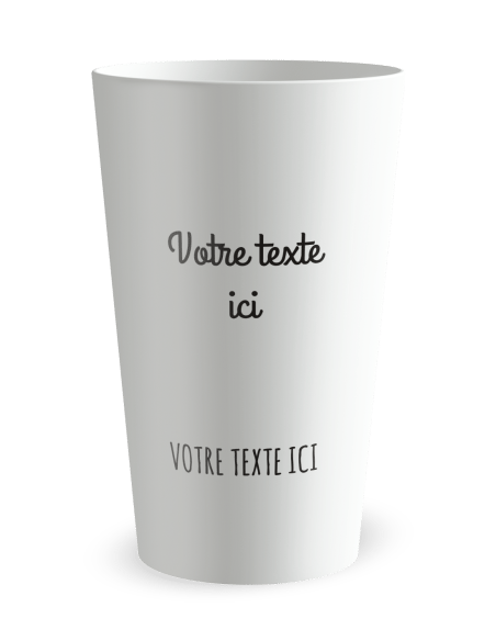 Gobelet blanc - Prénom - légendes - Ecocup