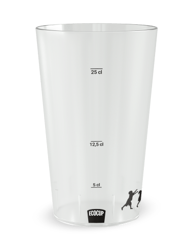 Gobelet transparent Graduation - cousinade silhouettes - Ecocup