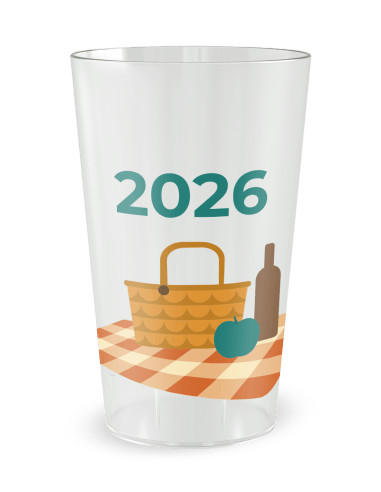 Gobelet transparent de face - Famille & Amis Pique-Nique Famille - Ecocup