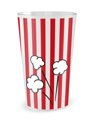 Gobelet transparent de dos - Famille & Amis PopCorn Party - Ecocup